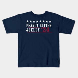 Peanut Butter and Jelly  2024 Presidential Election Kids T-Shirt